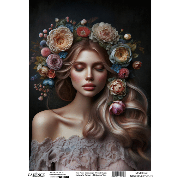 ΡΥΖΙΛΟΧΑΡΤΟ CADENCE DECOUPAGE 30/42 - NCW-004 - Εικόνα 1