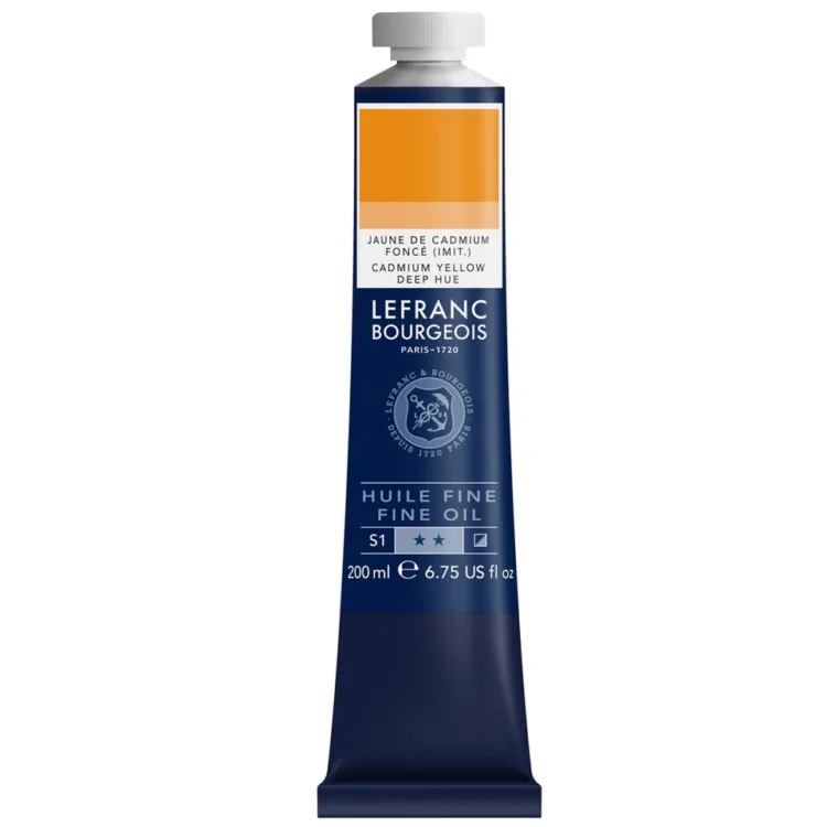 Cadmium Yellow Deep Hue L&B ΛΑΔΟΜΠΟΓΙΆ FINE 200 ML - ΚΆΔΜΙΟ ΚΊΤΡΙΝΟ ΒΑΘΙΆ ΑΠΌΧΡΩΣΗ 696 - Εικόνα 1