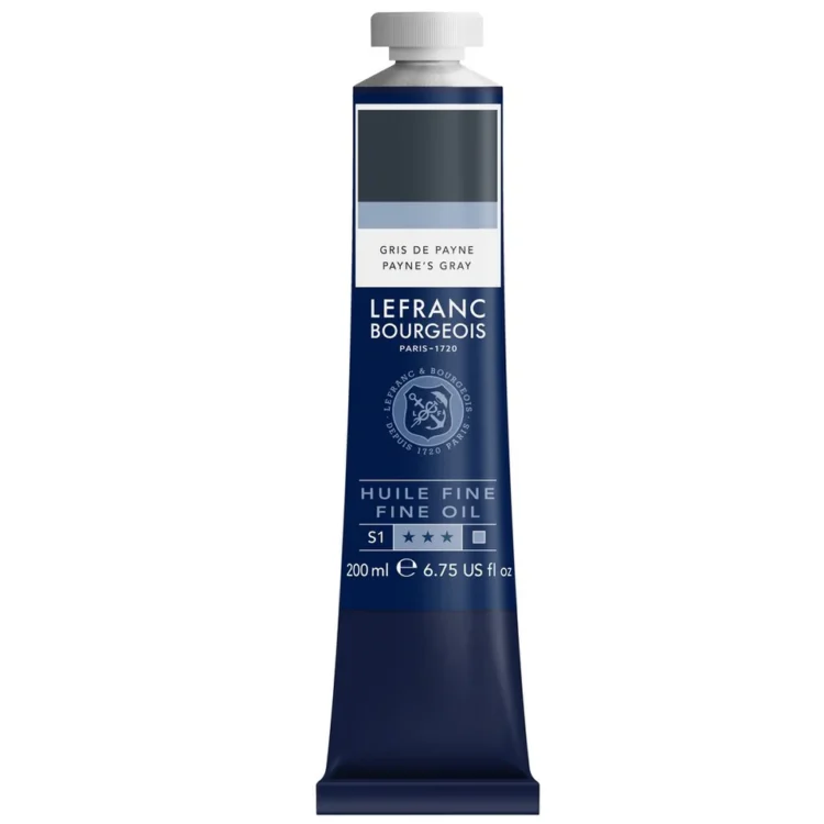 Payne's Gray L&B ΛΑΔΟΜΠΟΓΙΆ FINE 200 ML - PAYNE GREY 261 - Εικόνα 1