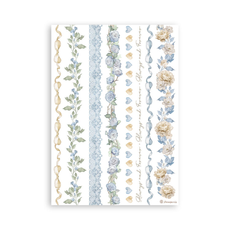 STAMPERIA TIMELESS WASHI PAD 8 ΦΥΛΛΑ A5 -SBW20 - Εικόνα 8