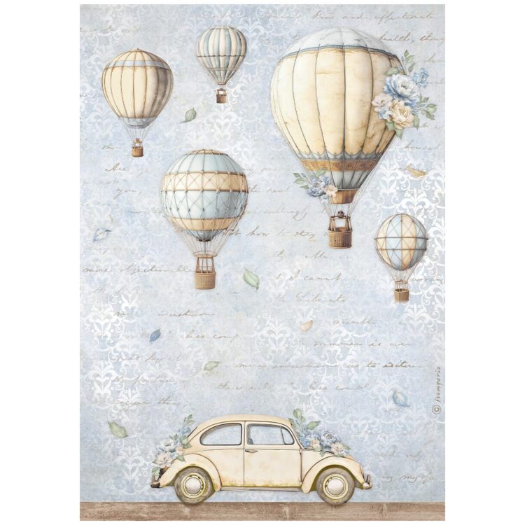 ΧΑΡΤΊ DECOUPAGE STAMPERIA TIMELESS A4-DFSA41033 - Εικόνα 1