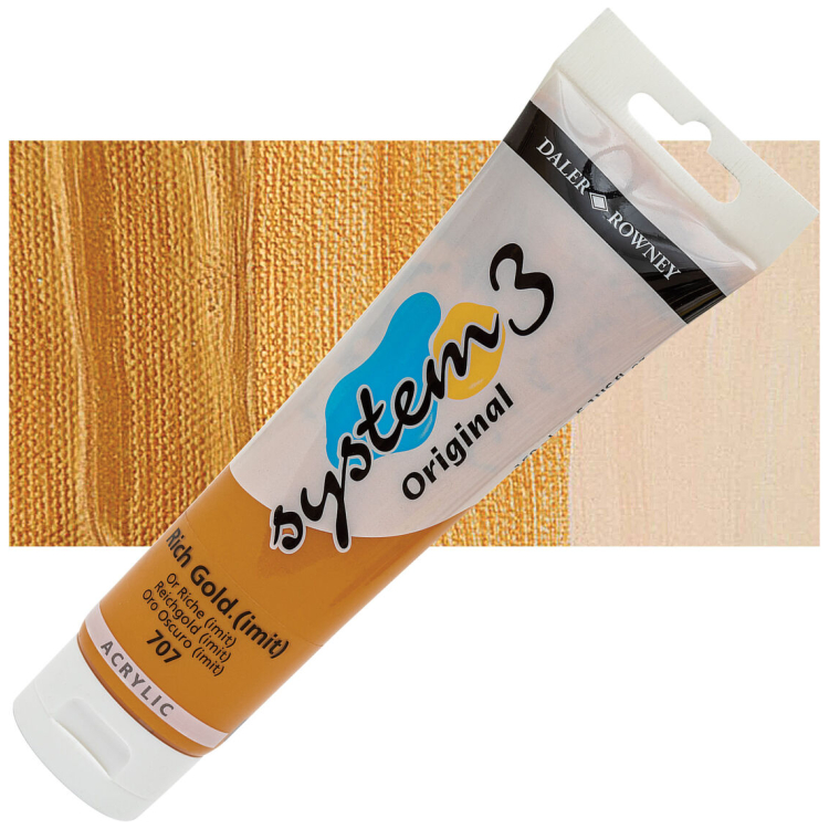 059709 DALER ROWNEY ΣΥΣΤΗΜΑ ΑΚΡΥΛΙΚΗΣ ΒΑΦΗΣ 3 59 ML - RICH GOLD IMIT 707 - Εικόνα 1