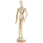 DALER ROWNEY ΞΎΛΙΝΟ ΑΠΟΣΠΏΜΕΝΟ ΜΑΝΕΚΈΝ ΑΡΣΕΝΙΚΌ H: 30 CM