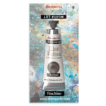 STAMPERIA WAX ΠΑΤΊΝΑ 40 ML - TITAN SILVER KECW04