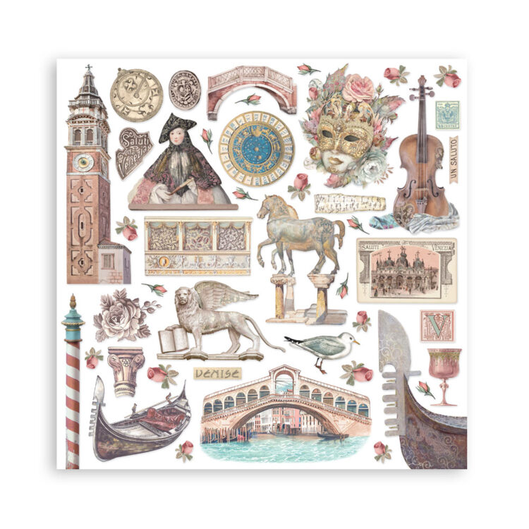 ΜΠΛΟΚ ΧΑΡΤΙΟΥ STAMPERIA VENICE 30.5/30.5CM-SBBL172 - Εικόνα 33