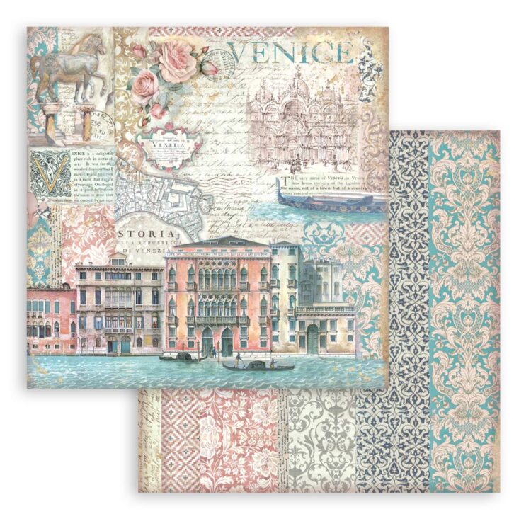 ΜΠΛΟΚ ΧΑΡΤΙΟΥ STAMPERIA VENICE 30.5/30.5CM-SBBL172 - Εικόνα 3