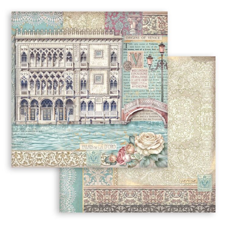 ΜΠΛΟΚ ΧΑΡΤΙΟΥ STAMPERIA VENICE 30.5/30.5CM-SBBL172 - Εικόνα 6