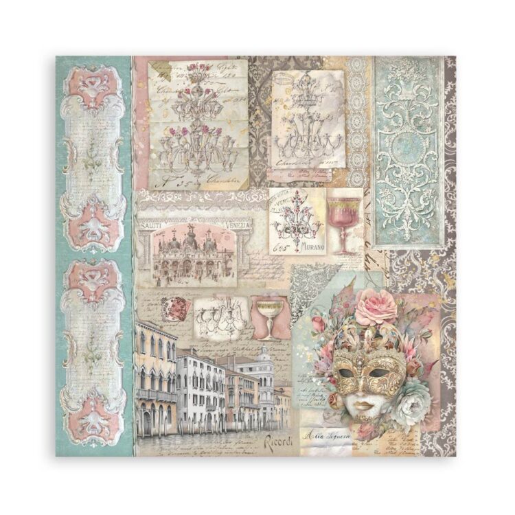 ΜΠΛΟΚ ΧΑΡΤΙΟΥ STAMPERIA VENICE 30.5/30.5CM-SBBL172 - Εικόνα 10