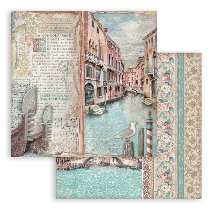 ΜΠΛΟΚ ΧΑΡΤΙΟΥ STAMPERIA VENICE 30.5/30.5CM-SBBL172 - Εικόνα 12
