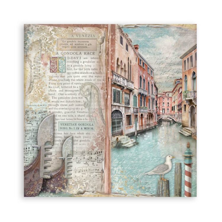 ΜΠΛΟΚ ΧΑΡΤΙΟΥ STAMPERIA VENICE 30.5/30.5CM-SBBL172 - Εικόνα 13