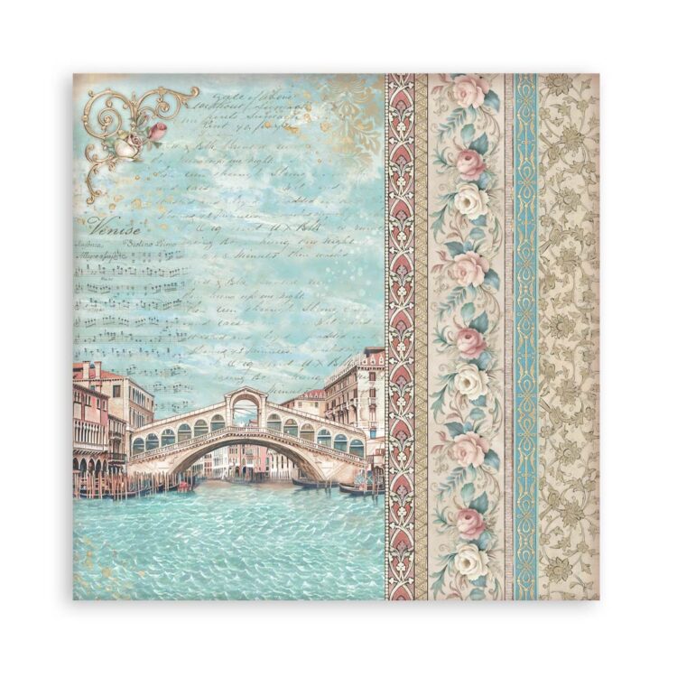ΜΠΛΟΚ ΧΑΡΤΙΟΥ STAMPERIA VENICE 30.5/30.5CM-SBBL172 - Εικόνα 14