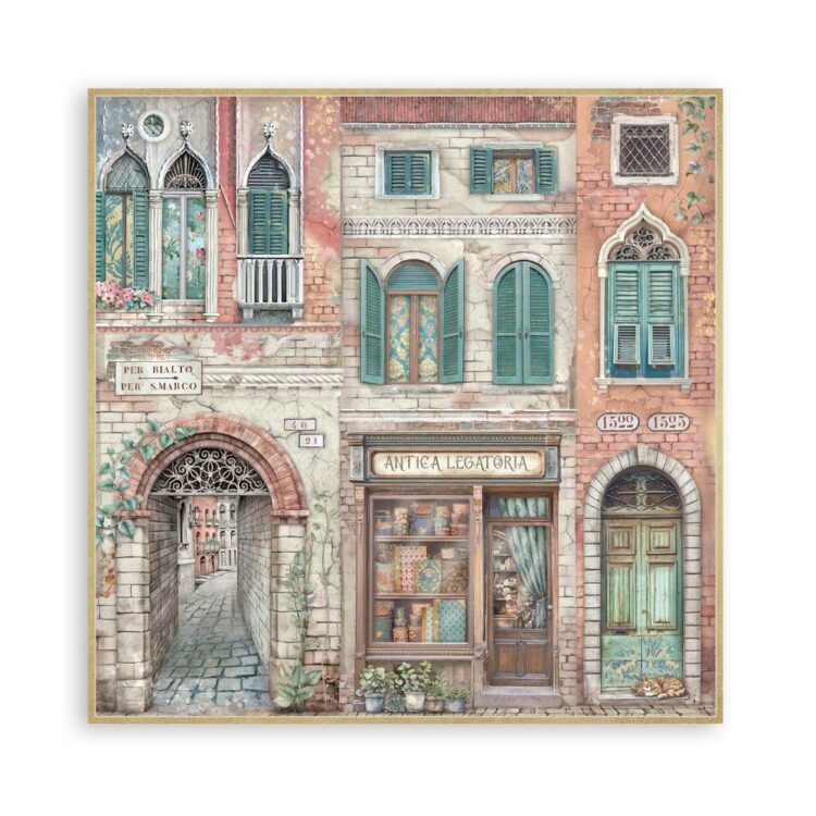 ΜΠΛΟΚ ΧΑΡΤΙΟΥ STAMPERIA VENICE 30.5/30.5CM-SBBL172 - Εικόνα 16
