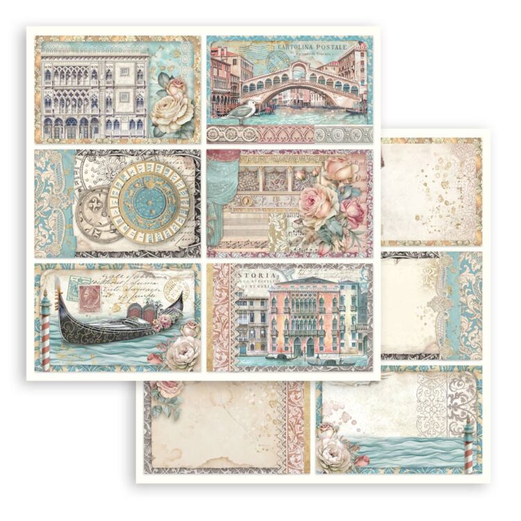 ΜΠΛΟΚ ΧΑΡΤΙΟΥ STAMPERIA VENICE 30.5/30.5CM-SBBL172 - Εικόνα 21