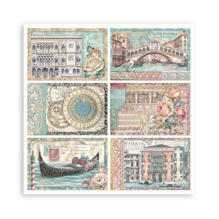 ΜΠΛΟΚ ΧΑΡΤΙΟΥ STAMPERIA VENICE 30.5/30.5CM-SBBL172 - Εικόνα 22