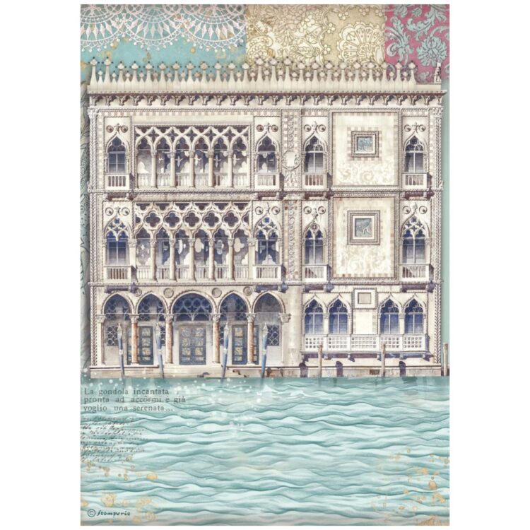 full_DFSA41040_1 STAMPERIA VENICE DECOUPAGE ΧΑΡΤΙ A4-DFSA41040 - Εικόνα 1