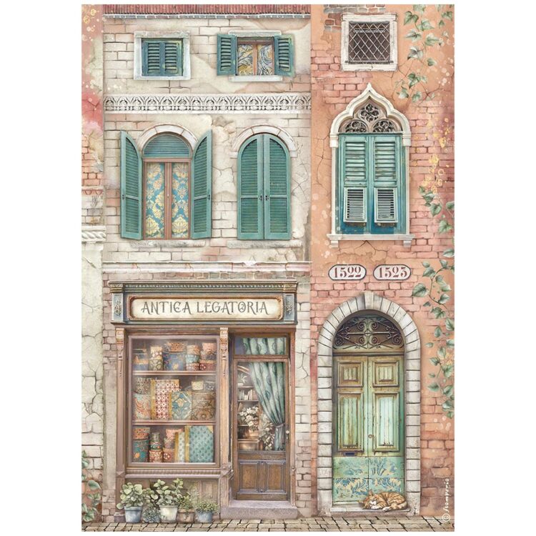 full_DFSA41041_1 STAMPERIA VENICE DECOUPAGE ΧΑΡΤΙ A4-DFSA41041 - Εικόνα 1