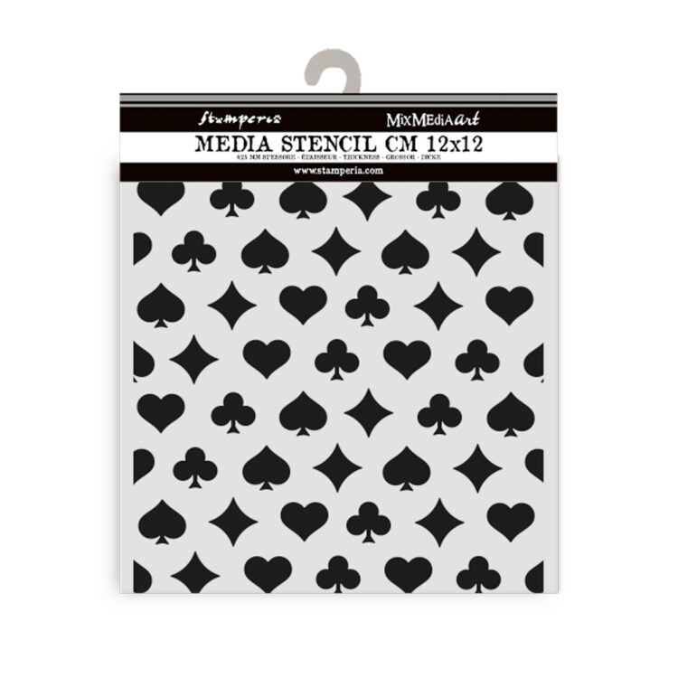 STAMPERIA ALICE ΣΕ ΧΡΙΣΤΟΥΓΕΝΝΙΆΤΙΚΟ ΜΟΤΊΒΟ 12 X 12 CM - KSTDS-55 - Εικόνα 2