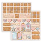 STAMPERIA CANDY ΧΡΙΣΤΟΥΓΕΝΝΙΆΤΙΚΟ ΜΠΛΟΚ ΧΑΡΤΙΟΎ 30.5/30.5CM-SBBL173 - Εικόνα 4