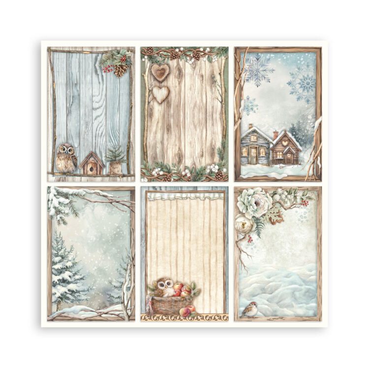 STAMPERIA THE OWL'S HOUSE PAPER BLOCK 30.5/30.5CM-SBBL174 - Εικόνα 23