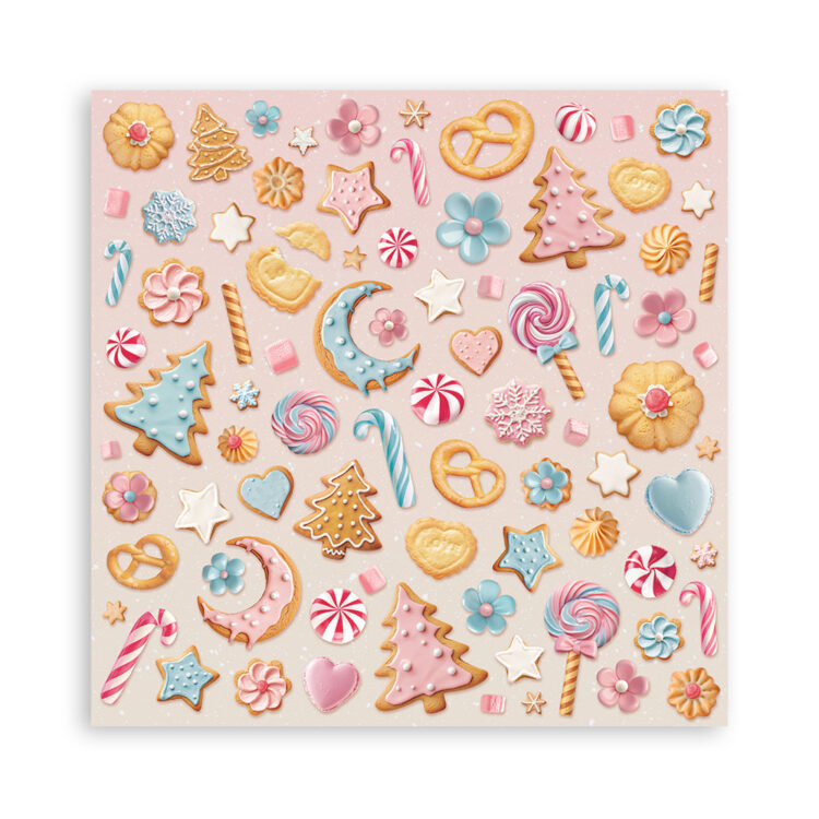 STAMPERIA CANDY ΧΡΙΣΤΟΥΓΕΝΝΙΆΤΙΚΟ ΜΠΛΟΚ ΧΑΡΤΙΟΎ 20,3/20,3 CM-SBBS129 - Εικόνα 32