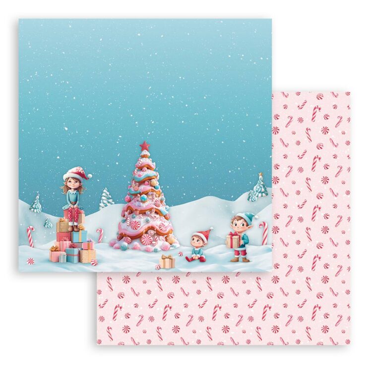 STAMPERIA CANDY ΧΡΙΣΤΟΥΓΕΝΝΙΆΤΙΚΟ ΜΠΛΟΚ ΧΑΡΤΙΟΎ 20,3/20,3 CM-SBBS129 - Εικόνα 22