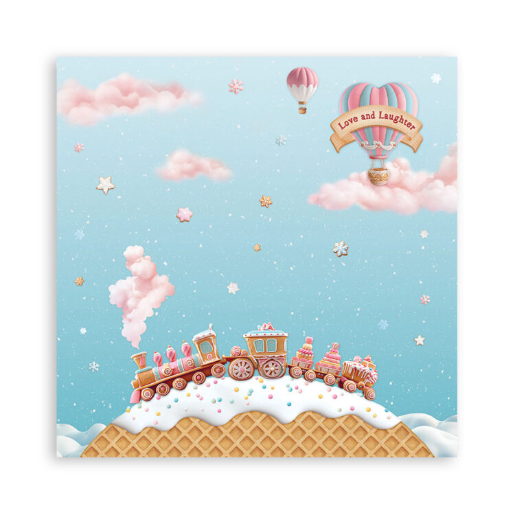 STAMPERIA CANDY ΧΡΙΣΤΟΥΓΕΝΝΙΆΤΙΚΟ ΜΠΛΟΚ ΧΑΡΤΙΟΎ 20,3/20,3 CM-SBBS129 - Εικόνα 15