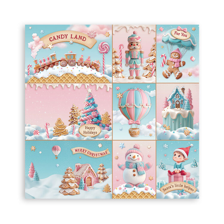 STAMPERIA CANDY ΧΡΙΣΤΟΥΓΕΝΝΙΆΤΙΚΗ ΜΠΆΡΑ 30,5/30,5 ΕΚ. - SBBXLB27 - Εικόνα 5