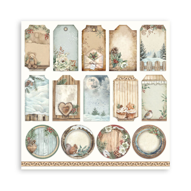 STAMPERIA THE OWL'S HOUSE BLOCK 30,5/30,5 ΕΚ. - SBBXLB28 - Εικόνα 6