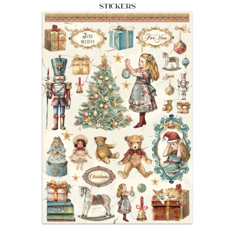 STAMPERIA ΑΛΊΚΗ ΣΤΑ ΧΡΙΣΤΟΎΓΕΝΝΑ JUNK JOURNAL - SBJK03 - Εικόνα 20