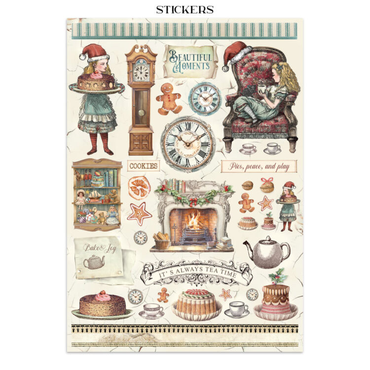 STAMPERIA ΑΛΊΚΗ ΣΤΑ ΧΡΙΣΤΟΎΓΕΝΝΑ JUNK JOURNAL - SBJK03 - Εικόνα 9