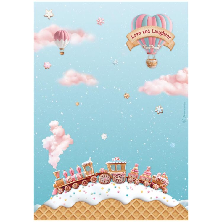 full_DFSA41048_1 STAMPERIA CANDY ΧΡΙΣΤΟΥΓΕΝΝΙΑΤΙΚΟ ΧΑΡΤΙ ΝΤΕΚΟΥΠΆΖ Α4 - DFSA41048 - Εικόνα 1