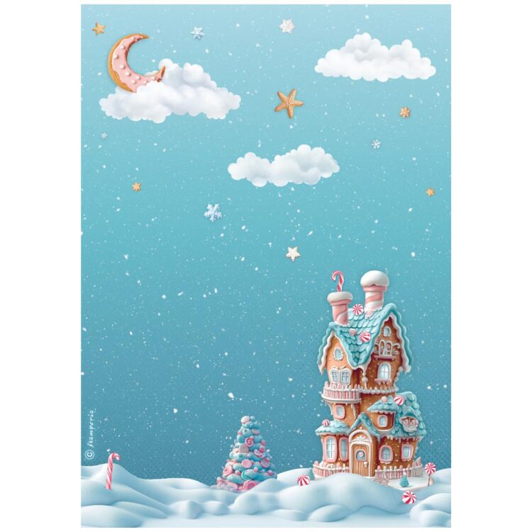 full_DFSA41049_1 STAMPERIA CANDY ΧΡΙΣΤΟΥΓΕΝΝΙΑΤΙΚΟ ΧΑΡΤΙ ΝΤΕΚΟΥΠΑΖ Α4 - DFSA41049 - Εικόνα 1