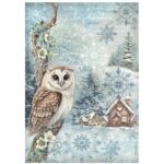 STAMPERIA THE OWL'S HOUSE DECOUPAGE PAPER A4 - DFSA41052