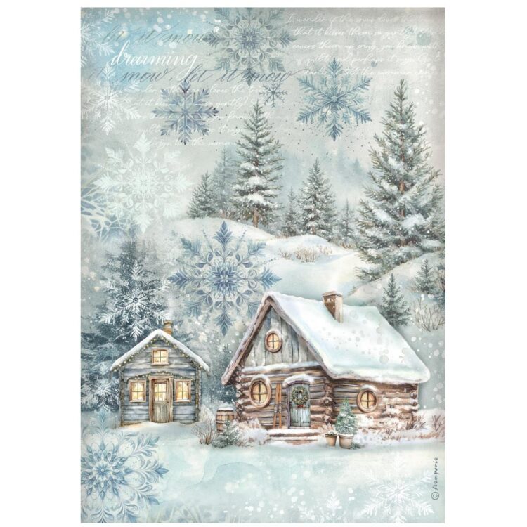 STAMPERIA THE OWL'S HOUSE DECOUPAGE PAPER A4 - DFSA41053 - Εικόνα 1