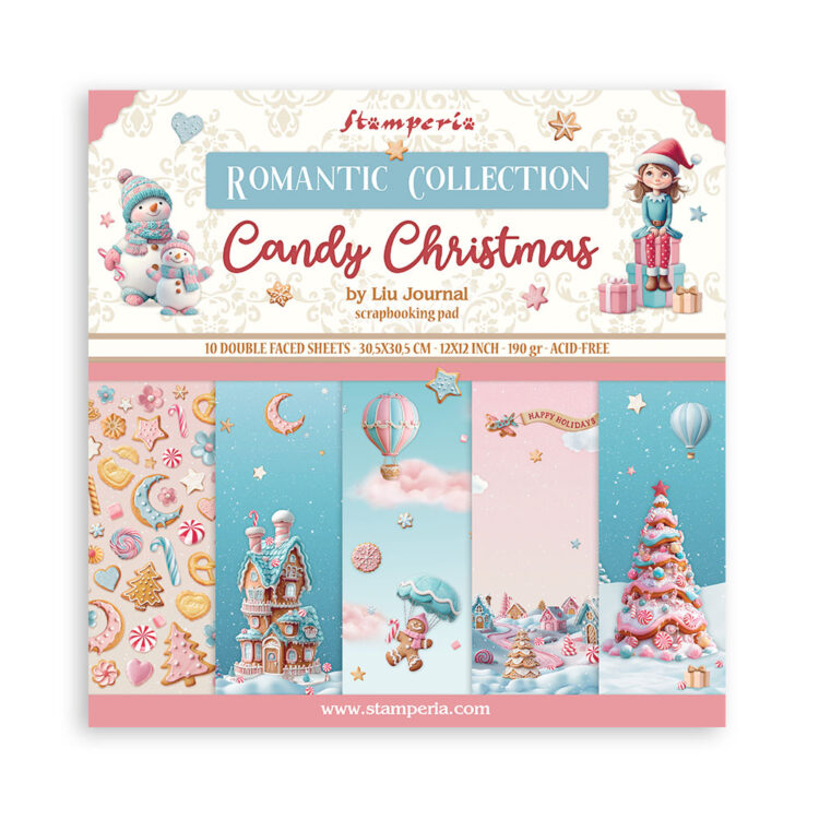 STAMPERIA CANDY ΧΡΙΣΤΟΥΓΕΝΝΙΆΤΙΚΟ ΜΠΛΟΚ ΧΑΡΤΙΟΎ 30.5/30.5CM-SBBL173 - Εικόνα 32
