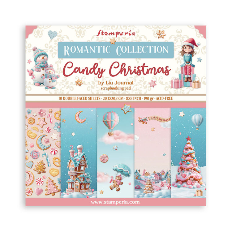 STAMPERIA CANDY ΧΡΙΣΤΟΥΓΕΝΝΙΆΤΙΚΟ ΜΠΛΟΚ ΧΑΡΤΙΟΎ 20,3/20,3 CM-SBBS129 - Εικόνα 33
