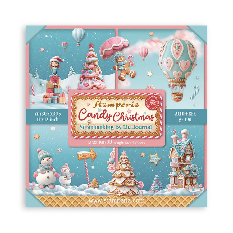 STAMPERIA CANDY ΧΡΙΣΤΟΥΓΕΝΝΙΆΤΙΚΗ ΜΠΆΡΑ 30,5/30,5 ΕΚ. - SBBXLB27 - Εικόνα 23