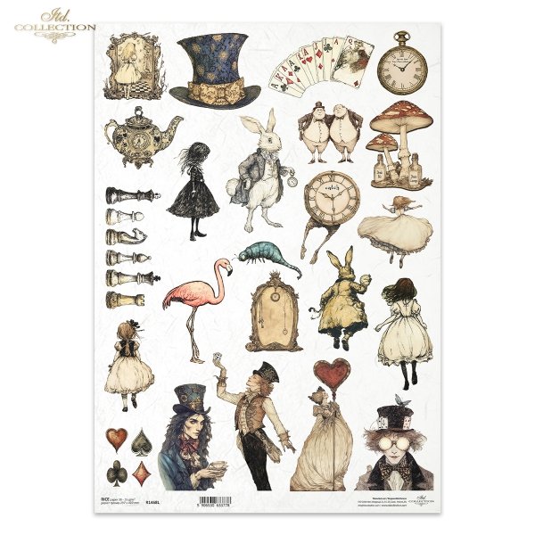 R1468L ITD COLLECTION DECOUPAGE ΡΙΖΌΧΑΡΤΟ A3 - R1468L - Εικόνα 1