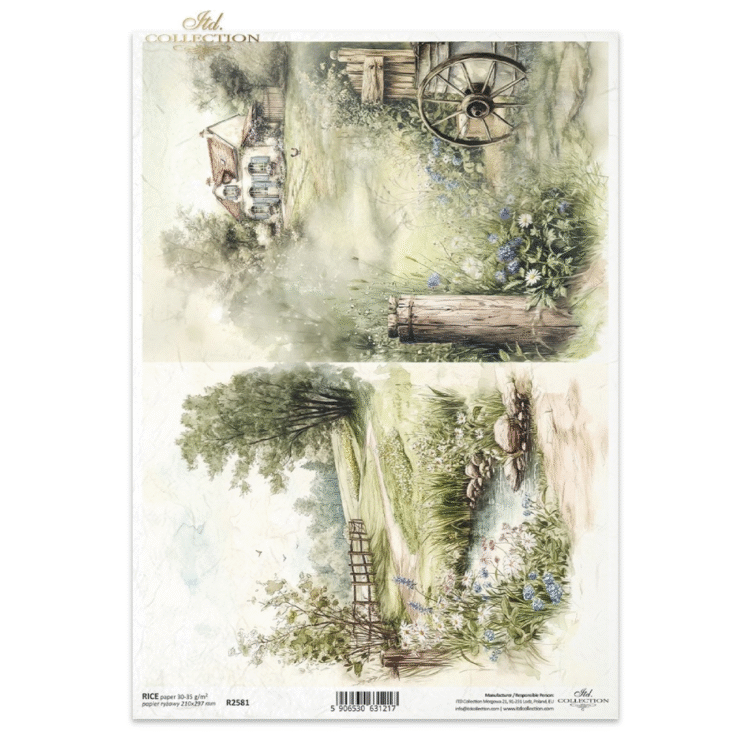 R2581 ITD COLLECTION DECOUPAGE ΡΙΖΌΧΑΡΤΟ A4 - R2581 - Εικόνα 1