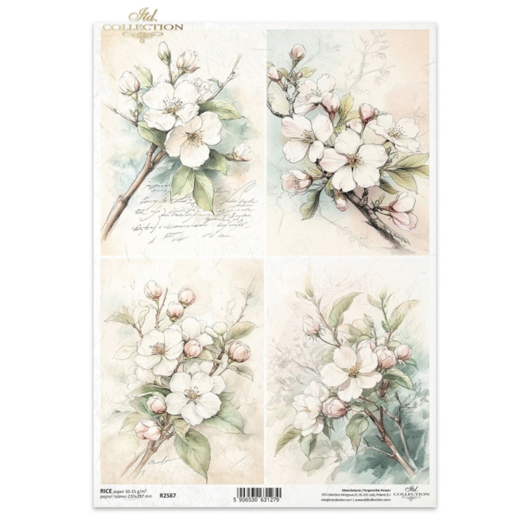 R2587 ITD COLLECTION DECOUPAGE ΡΙΖΌΧΑΡΤΟ A4 - R2587 - Εικόνα 1