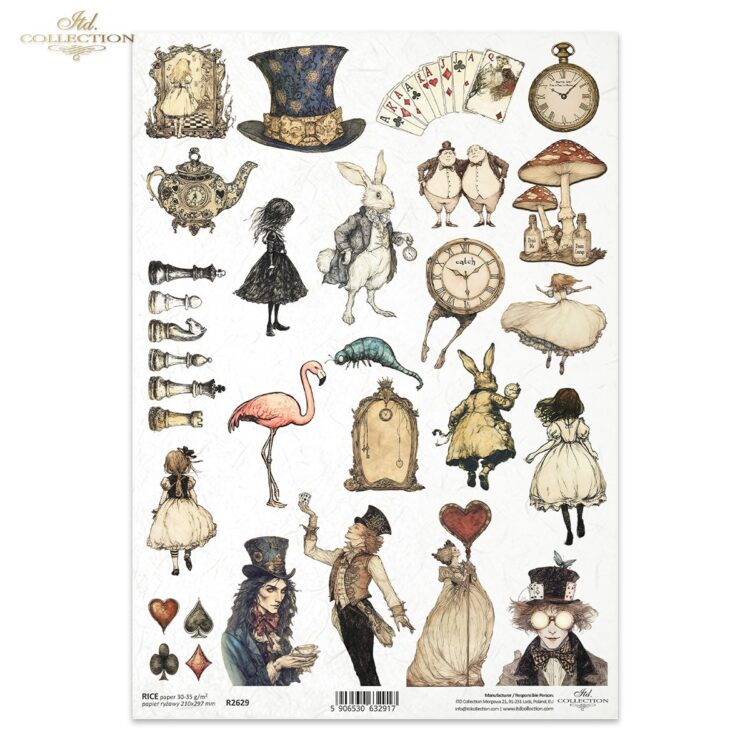 R2629 ITD COLLECTION DECOUPAGE ΡΙΖΌΧΑΡΤΟ A4 - R2629 - Εικόνα 1