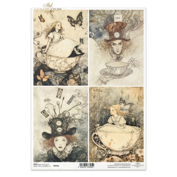 R2636 ITD COLLECTION DECOUPAGE ΡΙΖΌΧΑΡΤΟ A4 - R2636 - Εικόνα 1