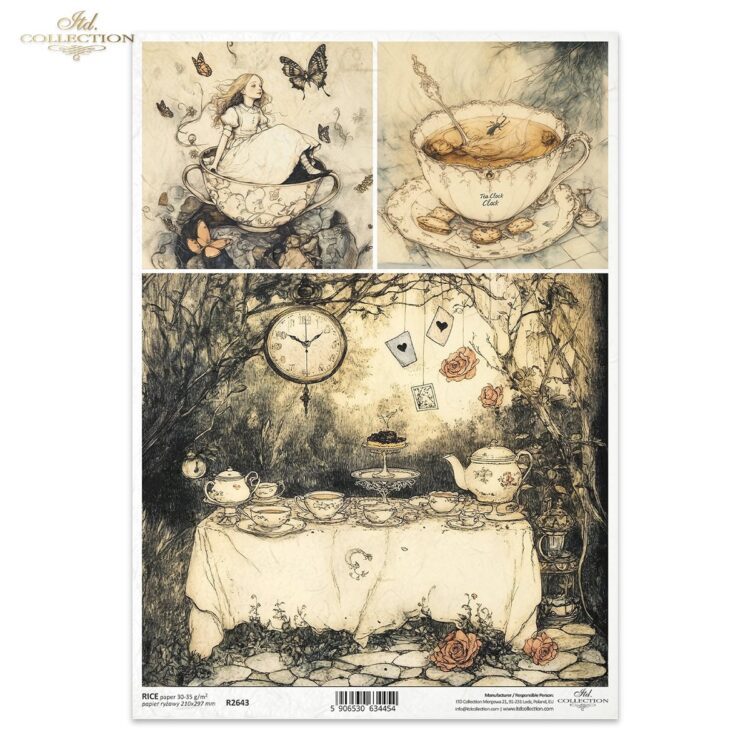 R2643 ITD COLLECTION DECOUPAGE ΡΙΖΌΧΑΡΤΟ A4 - R2643 - Εικόνα 1
