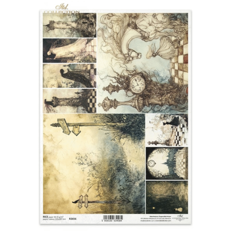 ITD COLLECTION DECOUPAGE ΡΙΖΌΧΑΡΤΟ A4 - R2656 - Εικόνα 1