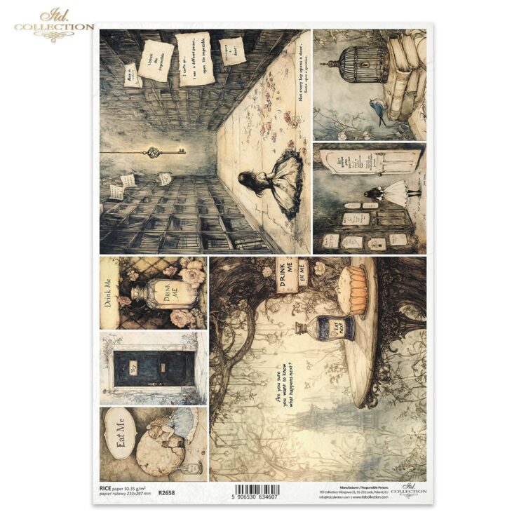 R2658 ITD COLLECTION DECOUPAGE ΡΙΖΌΧΑΡΤΟ A4 - R2658 - Εικόνα 1