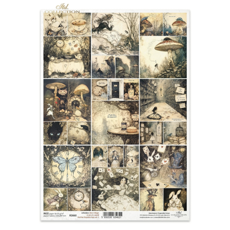 R2660 ITD COLLECTION DECOUPAGE ΡΙΖΌΧΑΡΤΟ A4 - R2660 - Εικόνα 1
