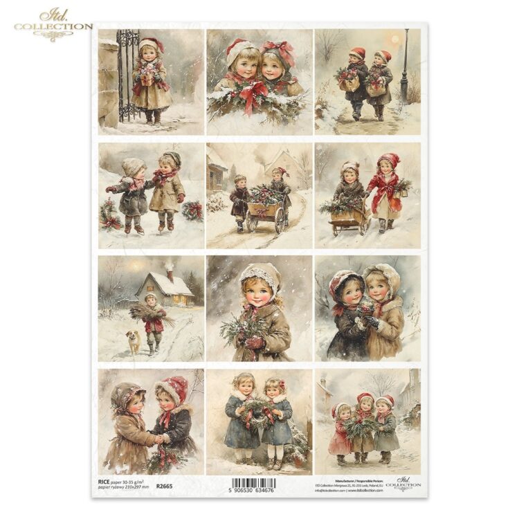 R2665 ITD COLLECTION DECOUPAGE ΡΙΖΌΧΑΡΤΟ A4 - R2665 - Εικόνα 1