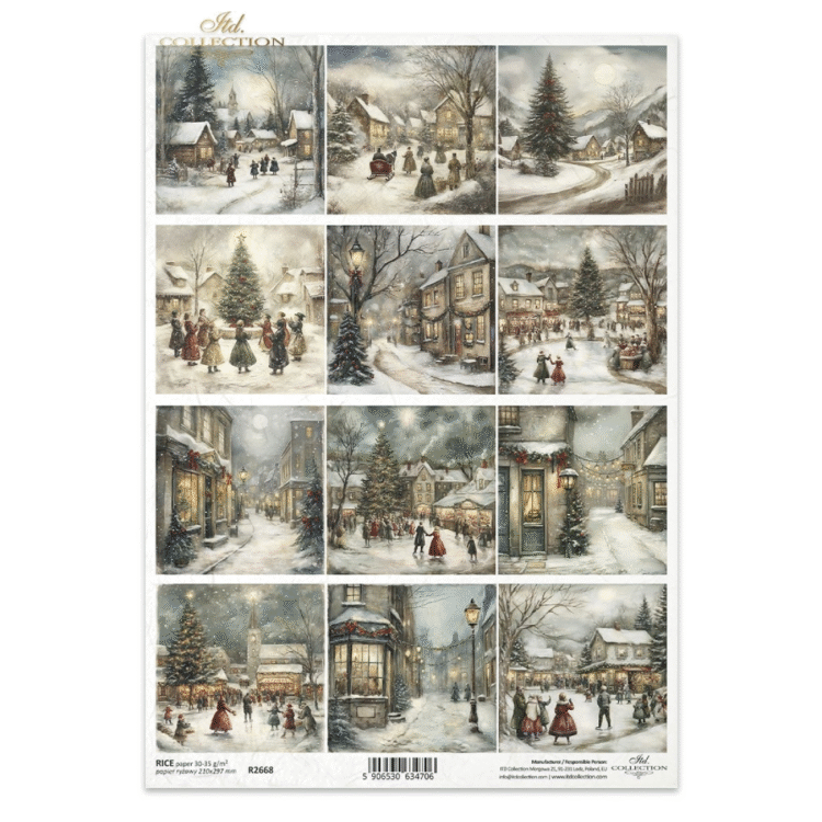 R2668 ITD COLLECTION DECOUPAGE ΡΙΖΌΧΑΡΤΟ A4 - R2668 - Εικόνα 1