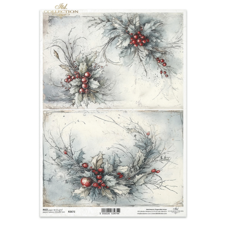 R2672 ITD COLLECTION DECOUPAGE ΡΙΖΌΧΑΡΤΟ A4 - R2672 - Εικόνα 1