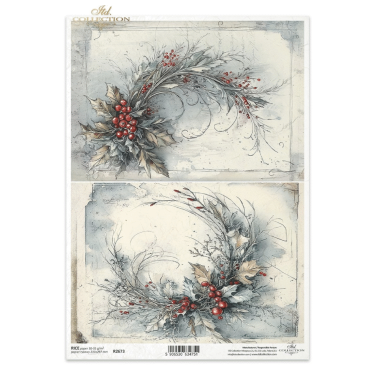 R2673 ITD COLLECTION DECOUPAGE ΡΙΖΌΧΑΡΤΟ A4 - R2673 - Εικόνα 1